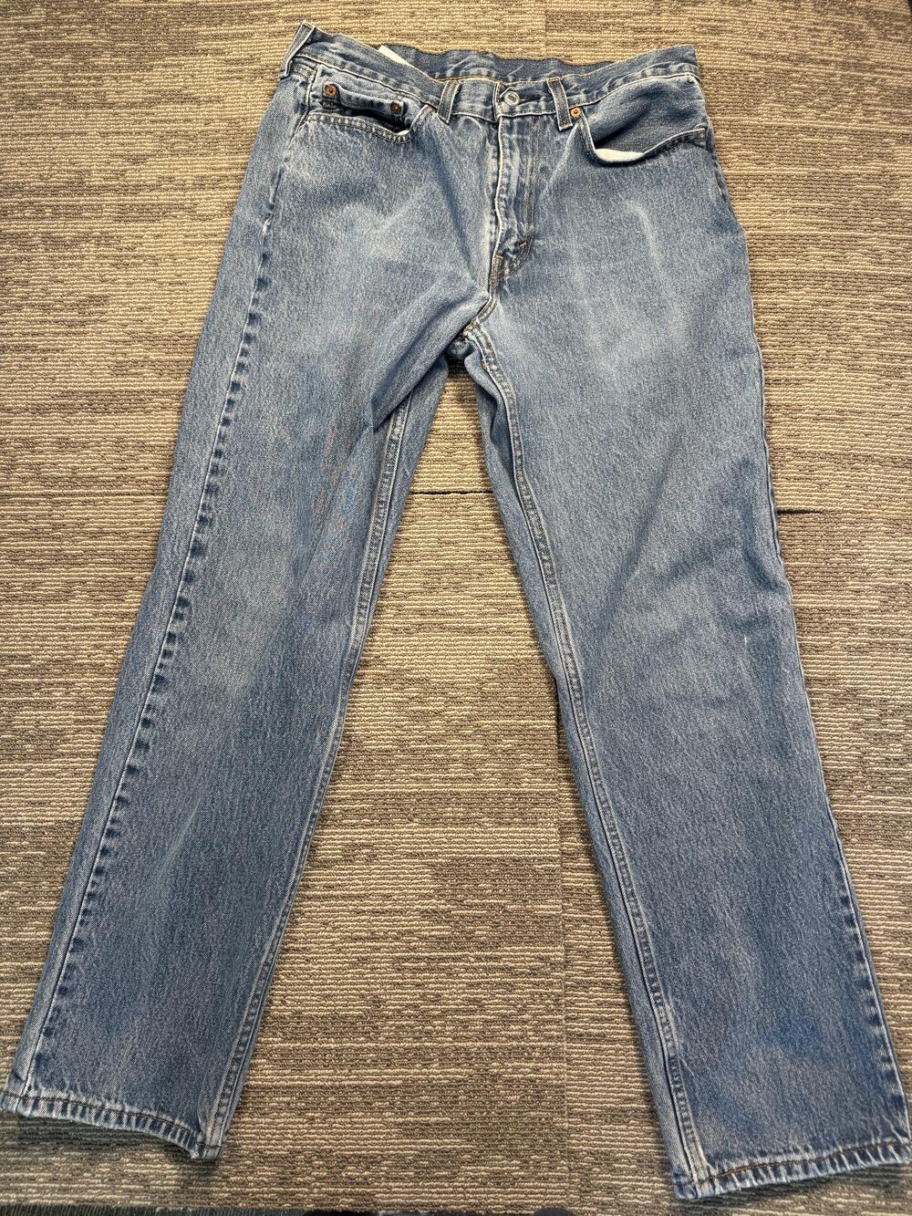 Levis 550 Relaxed Fit Jeans Mens 32x32 Blue Medium Wash Tapered Denim Pants